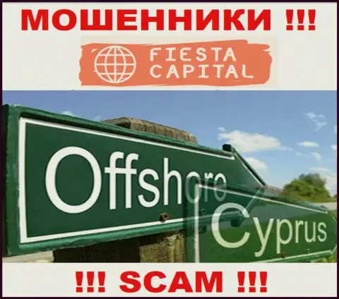 Оффшорные internet мошенники Fiesta Capital скрываются здесь - Cyprus