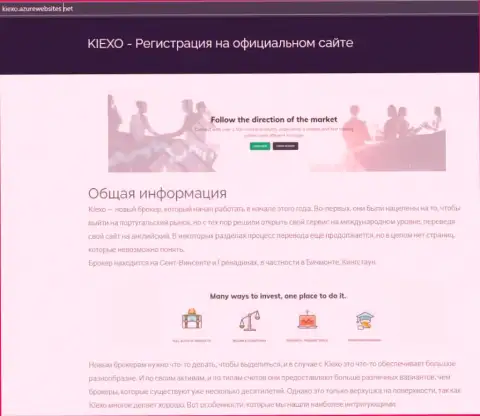 Информация про FOREX организацию Киехо ЛЛК на интернет-ресурсе киексо азурвебсайтс нет