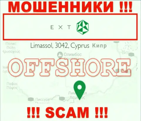 Офшорные интернет-мошенники EXT прячутся вот здесь - Cyprus