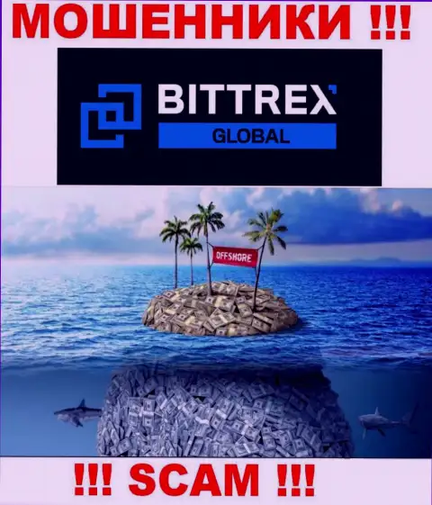 Bermuda Islands - именно здесь, в оффшоре, зарегистрированы обманщики Bittrex Com