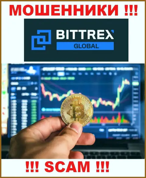 Не советуем работать с мошенниками Bittrex, вид деятельности которых Торговля цифровой валютой