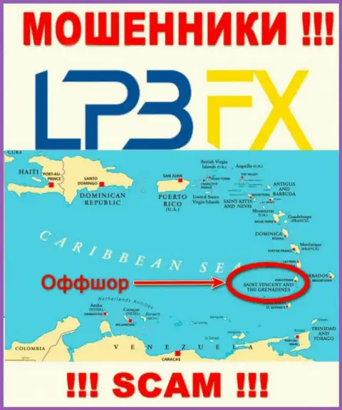 ЛПБ ФИкс безнаказанно обдирают, поскольку разместились на территории - Saint Vincent and the Grenadines