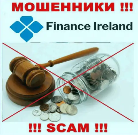 По той причине, что у Finance Ireland нет регулятора, деятельность указанных мошенников незаконна