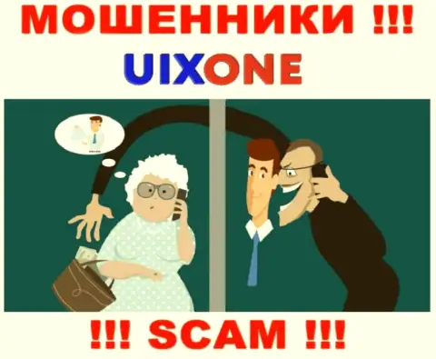 Uix One работает только на ввод финансовых средств, посему не ведитесь на дополнительные вливания