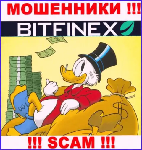 С организацией Bitfinex заработать не выйдет, заманят в свою компанию и обворуют подчистую