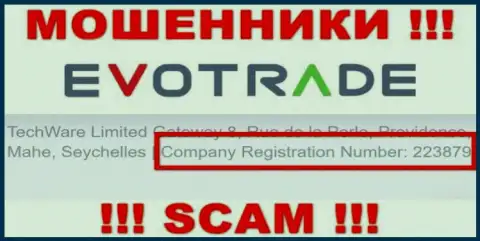 Довольно опасно взаимодействовать с организацией TechWare Limited, даже при явном наличии номера регистрации: 223879