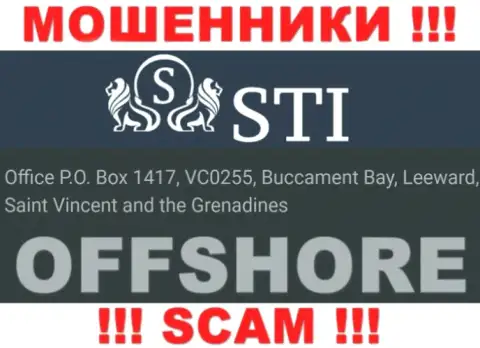 StokOptions - преступно действующая организация, пустила корни в оффшоре Office P.O. Box 1417, VC0255, Buccament Bay, Leeward, Saint Vincent and the Grenadines, будьте крайне бдительны