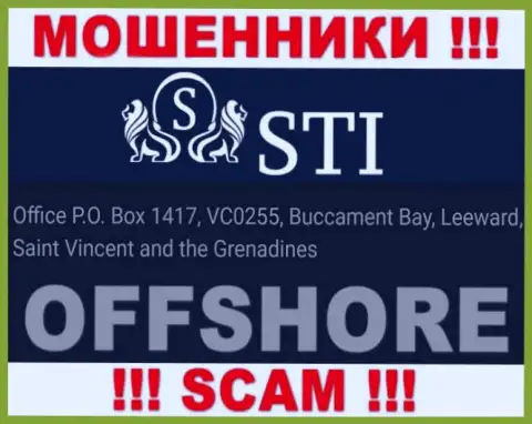StokOptions - преступно действующая организация, пустила корни в оффшоре Office P.O. Box 1417, VC0255, Buccament Bay, Leeward, Saint Vincent and the Grenadines, будьте крайне бдительны