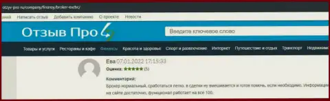 Сообщения об ФОРЕКС брокерской организации EX Brokerc, опубликованные на веб-сайте Otzyv Pro Ru