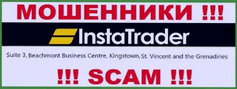 Suite 3, Beachmont Business Centre, Kingstown, St. Vincent and the Grenadines - это офшорный адрес Инста Трейдер, откуда МОШЕННИКИ оставляют без средств людей