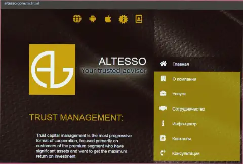 Официальный интернет-сайт ДЦ AlTesso